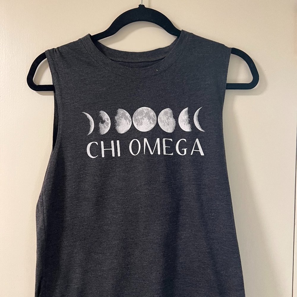 Chi Omega Moon Phase Muscle Tank